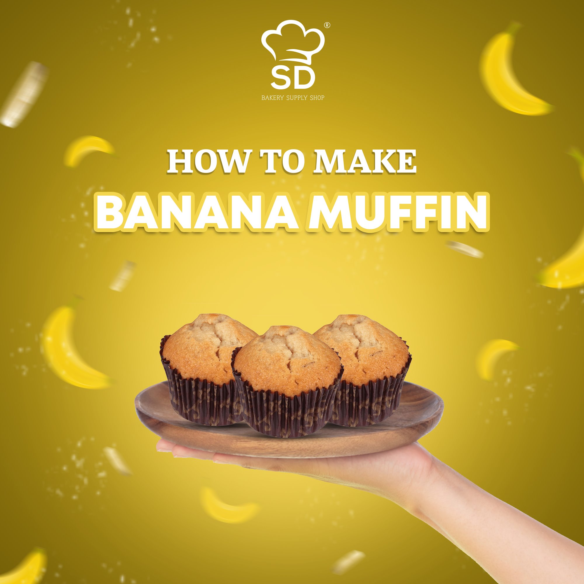 Banana Muffin Cup Cake