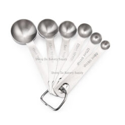 6pcs Steel Measure Spoon