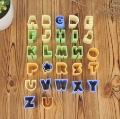 Alphabet Cookie Mould 28pcs box