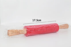 Silicon Roller with wood handle ( M )