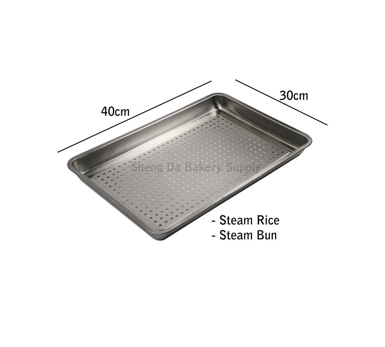 STEEL STEAM TRAY Sheng Da Food Service