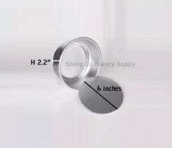 6" Moveable Circle Cake Pan