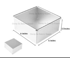 6" Square Cake Pan