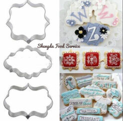 3 Pcs Steel Shape Cookies Cutter