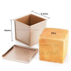Square Toast Mould with cover
