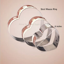 6" Heart Shape Mousse Ring