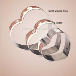 8" Heart Shape Mousse Ring