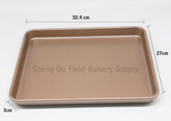 32.4x27x3cm Gold Tray