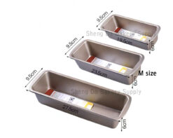 21.2x8.3x5.3cm Gold Retangle (M)
