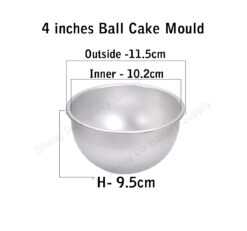 Ball Cake Mould 4"