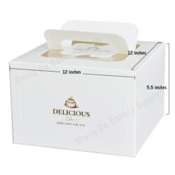 A 12" Square Cake Box
