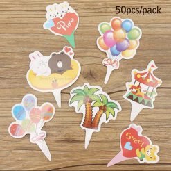 Cake Topper Disney Paper Card