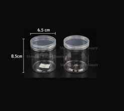 Plastic Cookies Cup With Plastic Lit ( 8.5cmx6.5cm )
