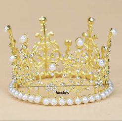 6 inches Gold Crown