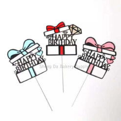 Gift Box HBD Paper stick