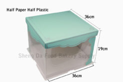 Half Paper Trans Box 12in xH18cm