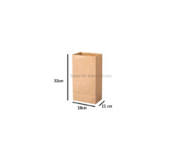 TW Brown Bag 18x32cm