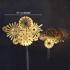 Gold Firework Paper Topper