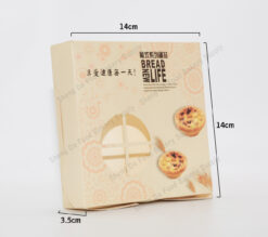 4pcs Egg Tart Box 20pcs