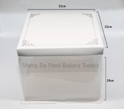 6" Medium (H) Transparent Box