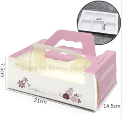 6pcs Handle IceCake Box