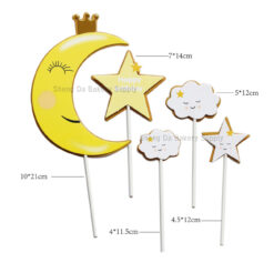Baby Moon and Star With Crown
