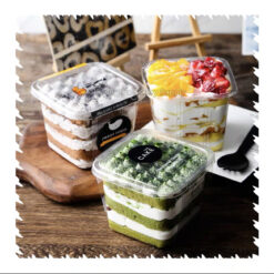 Mousse Plastic Cup 7*7*7.5