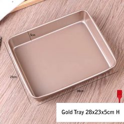 28x23x5cm Gold Tray
