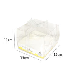 13x13x11cm Ribbon Transparent Box