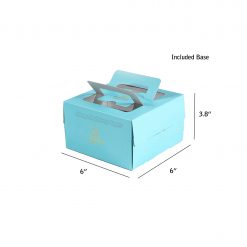6" Ben.Cake Box with Handle