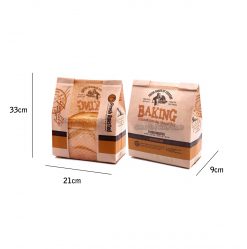 Brown 21x9x33 Bread Paper Bag