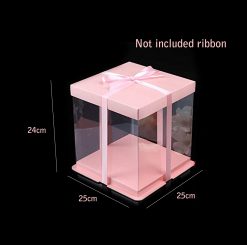 10" Medium High Transparent Box