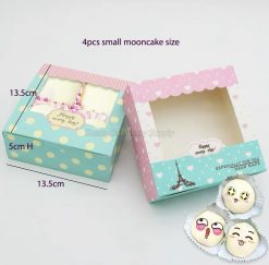 Ice Mooncake 4pcs Paper Box