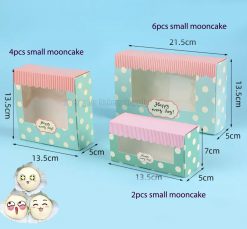Ice Mooncake 6pcs Paper Box