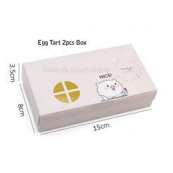 2pcs Egg Tart Box 20pcs