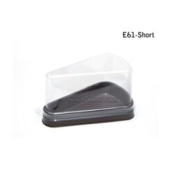 E-61 ( Short ) Slice Cake Box