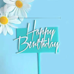 FJ HBD Words Shape Plastic