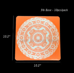 Cake Base Square Lace Design 3lb