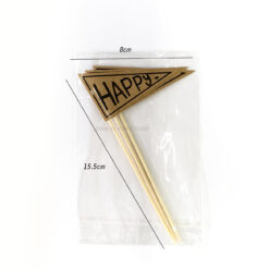 Brown HBD 3pcs Traingle