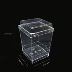 XYB5572 Square Cup with Cover 20pcs