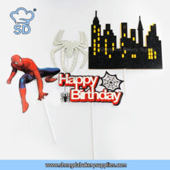 Spider Man & Web Paper Topper Set