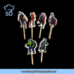 Ben Avengers Cupcake Topper 24pcs