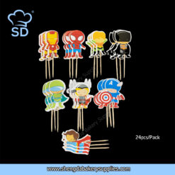 Ben Small Avengers Cupcake Topper 24pcs
