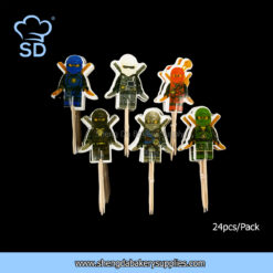 Ben Small Star War Cupcake Topper 24pcs