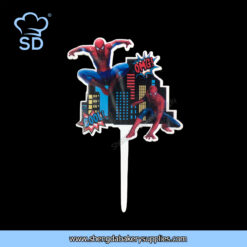 Ben HBD Spider Man Acrylic Topper