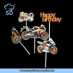 Motorcycle/ Car HBD Paper Topper Set