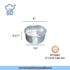 MY32063 Circle Cake Pan 6"