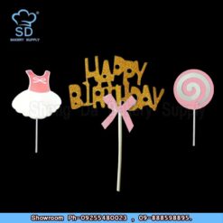 Baby Girl Dress & Lollipop Paper